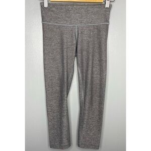 LULULEMON Heathered Slate Wunder Under Crop III 22”